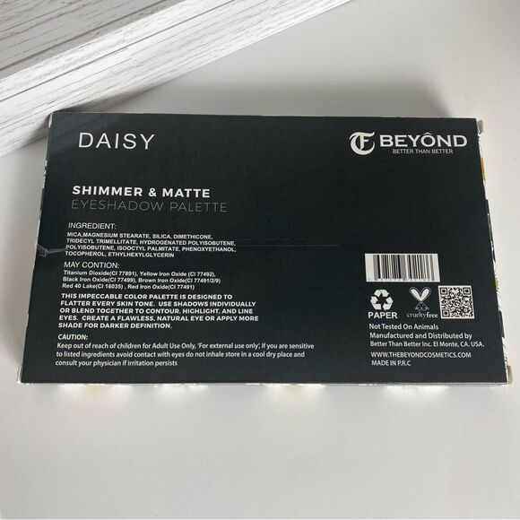 BEYOND Eyeshadow Palette 18 Colors Shimmer Matte Gold Silvers Brown Hue  Palette - Picture 6 of 6